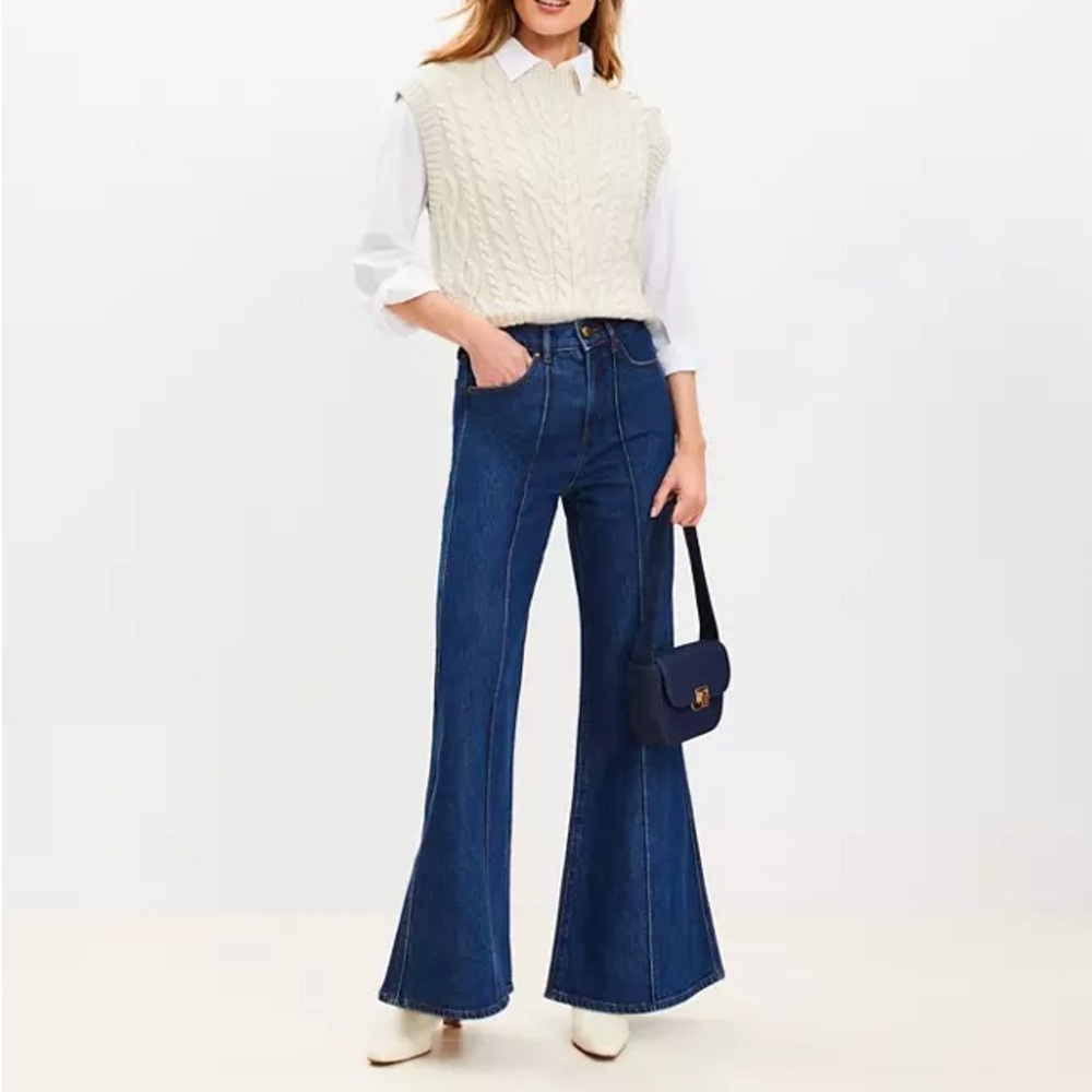 Super flare trouser jeans
